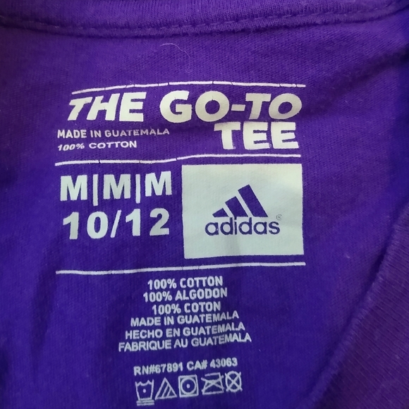 ADIDAS LA Los Angeles Lakers Christmas youth 10/12 - Picture 4 of 4
